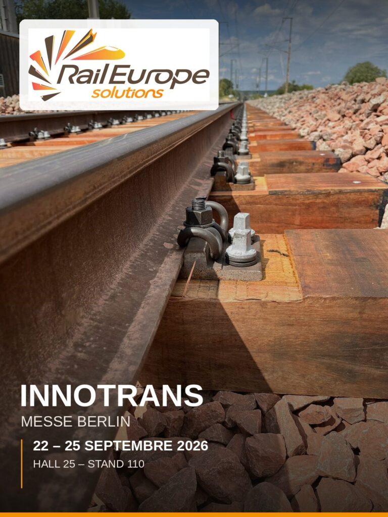 Rail Europe Solutions at InnoTrans, Messe Berlin, 22 to 25 September 2026, hall 25 stand 110